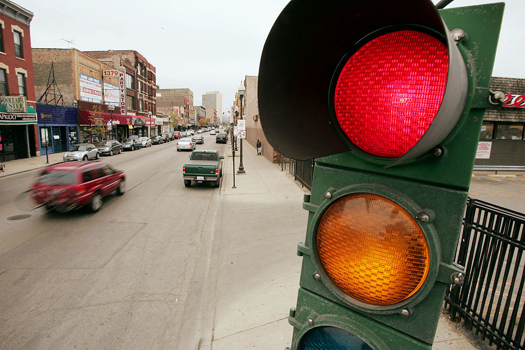 The United States invented a way to go without traffic lights
